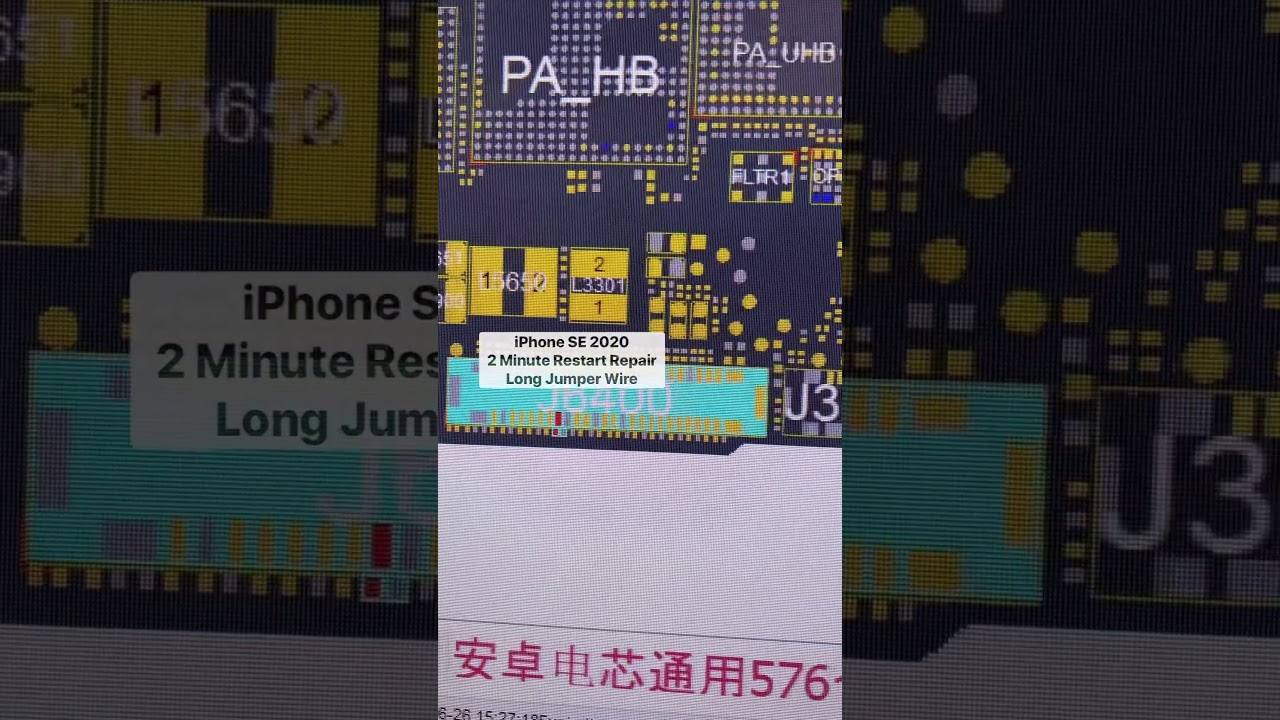 iPhone SE 2020 Repair - 2 Minute Restart “Mic1” Error