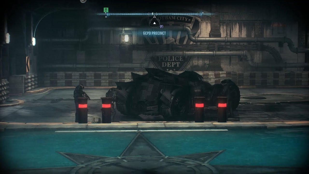 Batman Arkham Knight - GCPD Officers talking about Batmobile