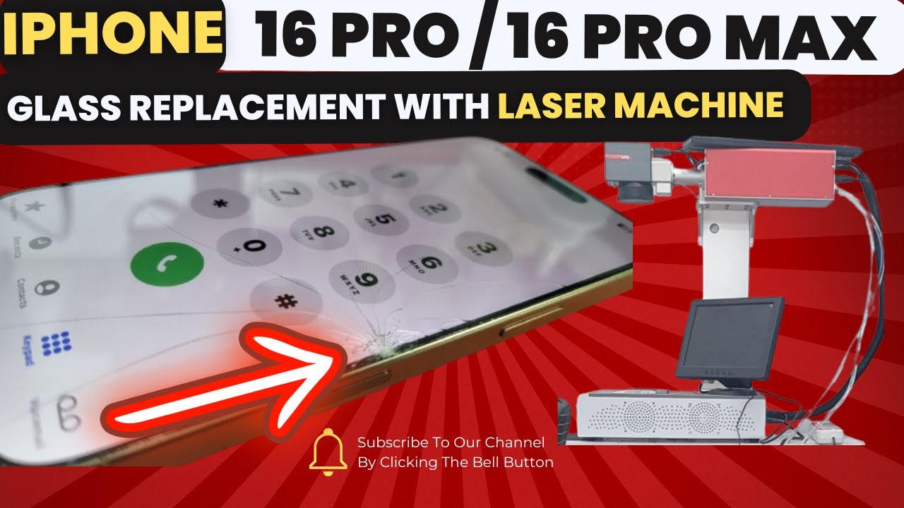 iphone 16 pro / 16 pro max front glass replacement #iphone16 pro / 16 pro max glass replacement