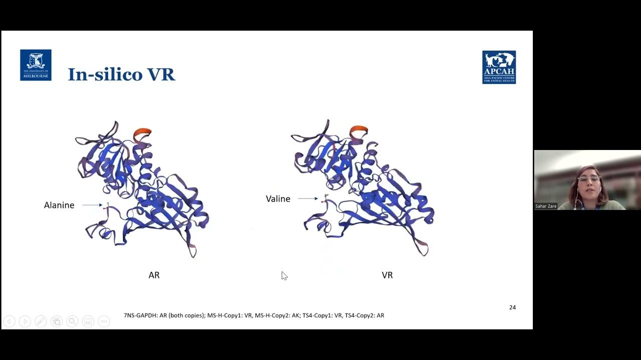 Molecular basis and stability of attenuation of live Mycoplasma synoviae vaccine by Dr Sahar Zare