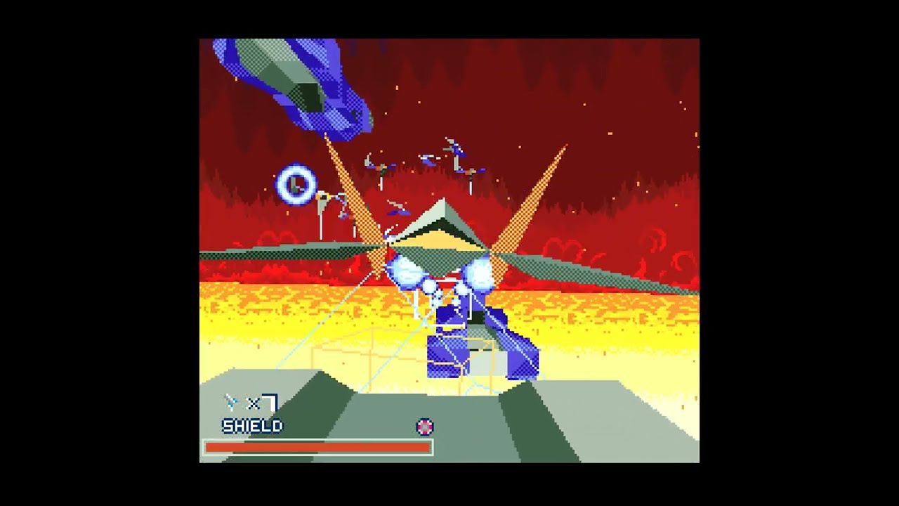 Star Fox EX (snes) SECRET Route with Yoshi Boss Battle
