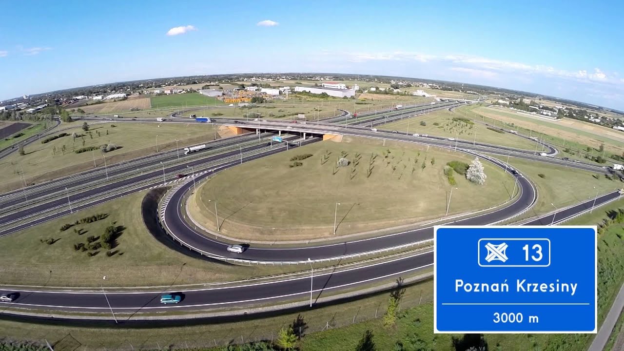 Węzły drogowe wokół Poznania / Interchange  around Poznań