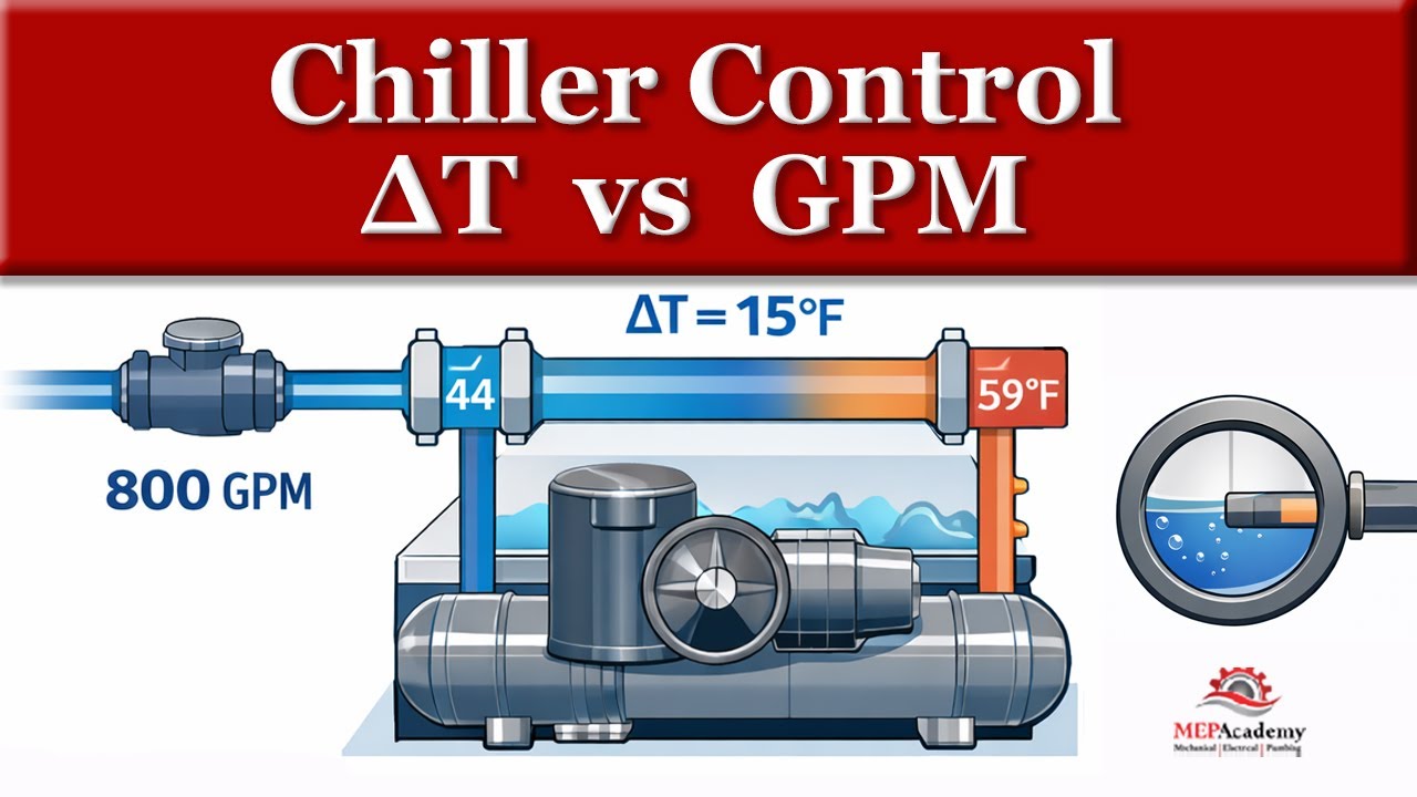 Chilled Water Systems Explained: How Delta-T, GPM, and Load Affect Chiller Performance