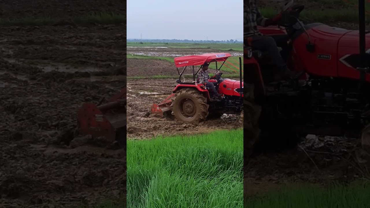 Solis 4wd Tractor #solis #tractor #tractorvideo