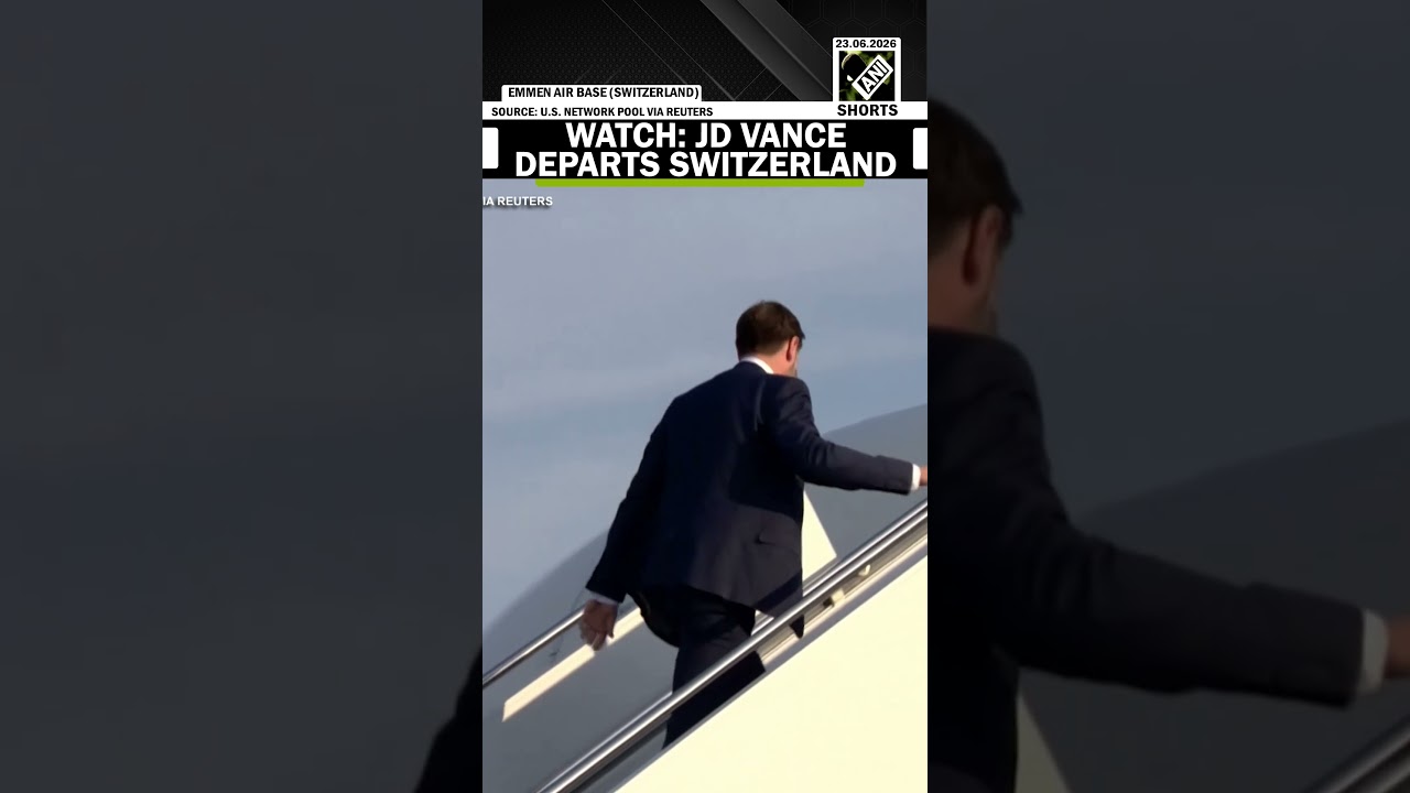 WATCH: VP JD Vance departs Switzerland, en route back to Washington DC after crucial US-Iran talks