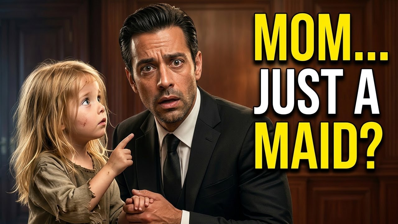 “Why Is My Mom Just a Maid?” — A Little Girl’s Question Leaves the Mafia Boss Speechless