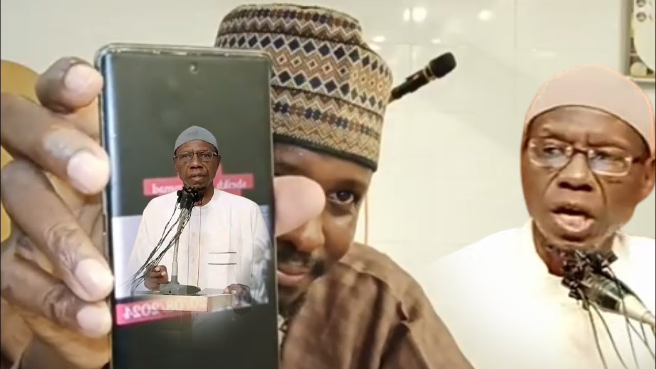 Mutumin da yake Tari ma sai da kasa aka fitar da shi daga masallaci_Tsokacin Sheikh Baffa Hotoro.