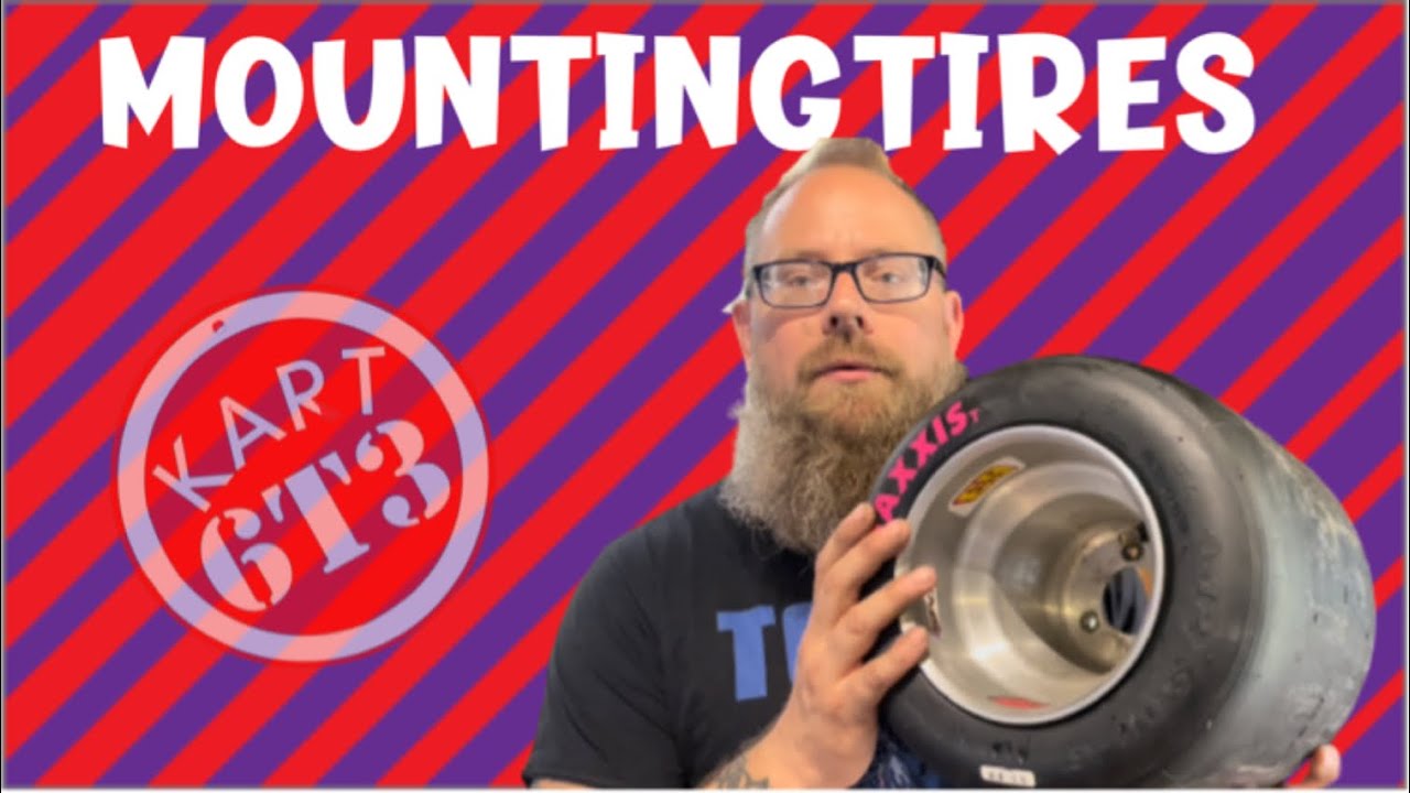Mounting kart tires
