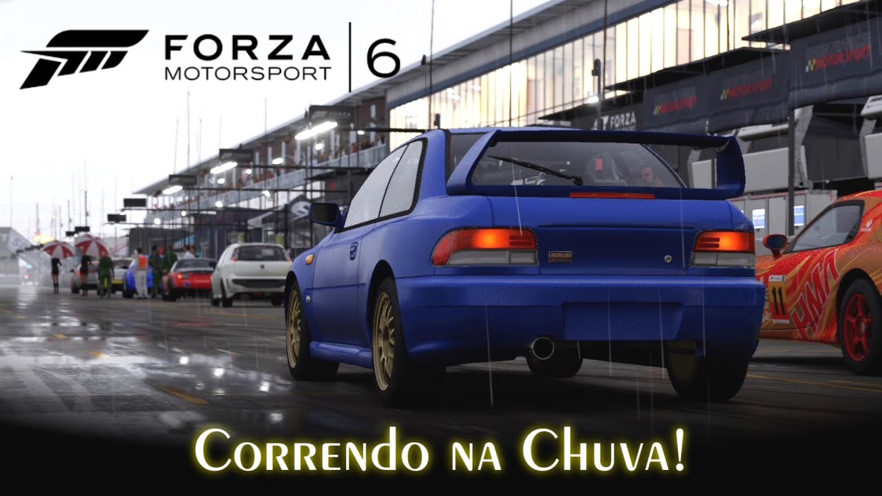 Correndo na chuva de Subaru Impreza STi! Gameplay a 1080p60 fps! | Forza Motorsport 6 - Demo [PT-BR]