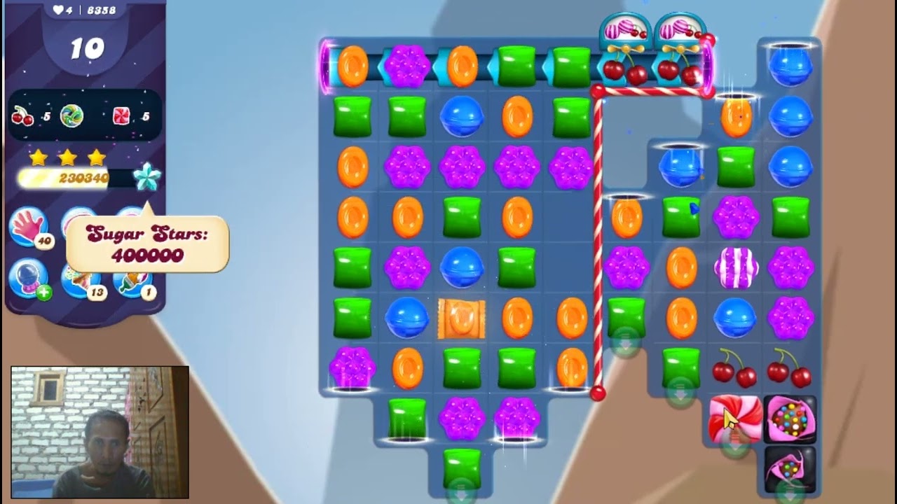 Candy Crush Saga Level 8358 - Sugar Stars, 27 Moves Completed