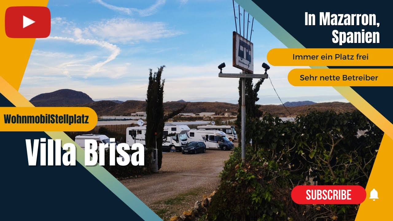 #0041 Wohnmobilstellplatz Villa Brisa in Mazarron, Spanien