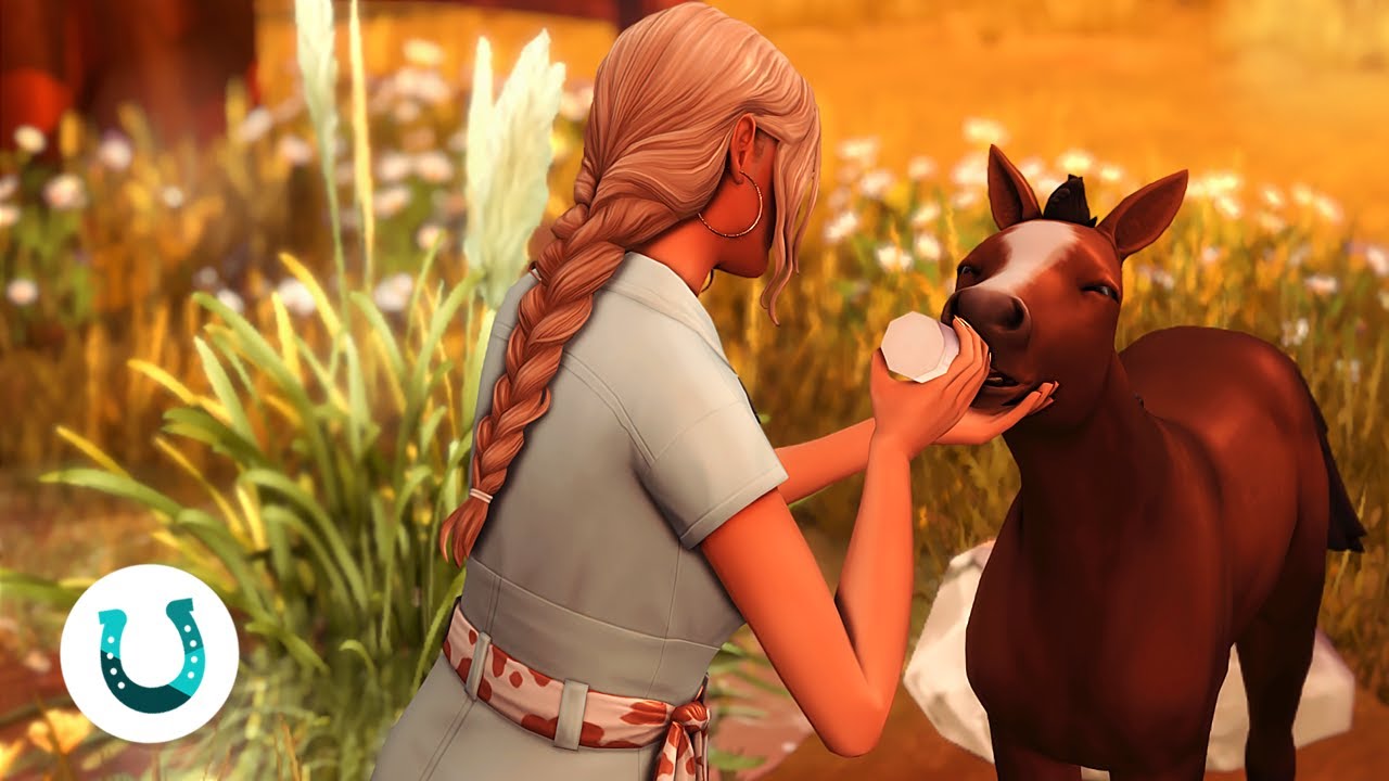 Rescuing our first foal! // Ep.3 // horse ranch - the sims 4