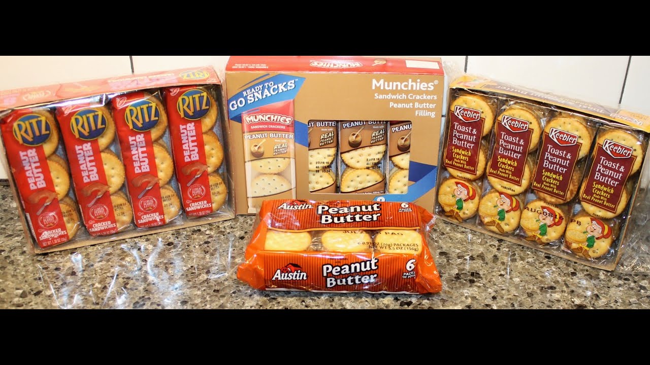 Ritz, Munchies, Keebler & Austin Peanut Butter Crackers Blind Taste Test