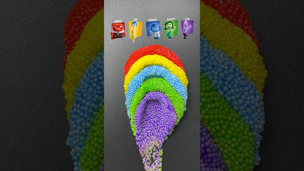 Guess the mixed emotions (Part 9) #satisfying #colormixing #sharkzhan