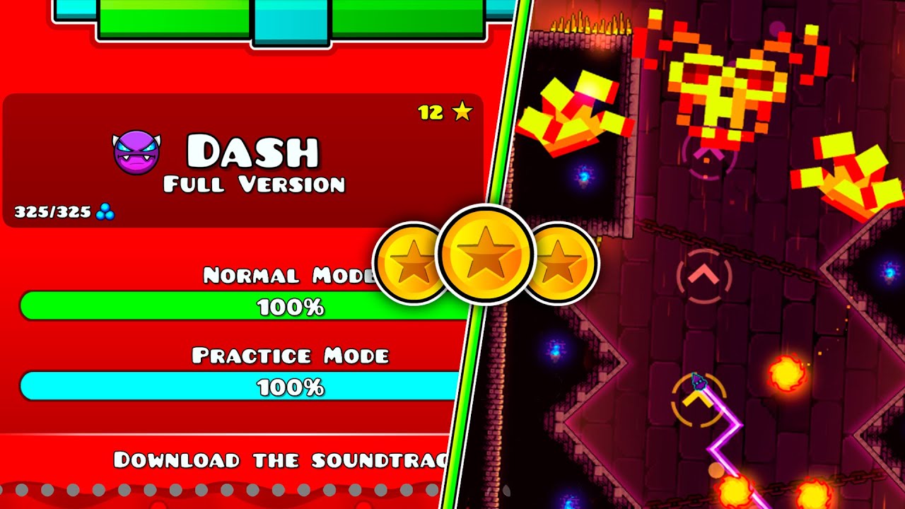 !!!COMPLETO DASH FULL VERSIÓN CON LAS 3 COINS!!!