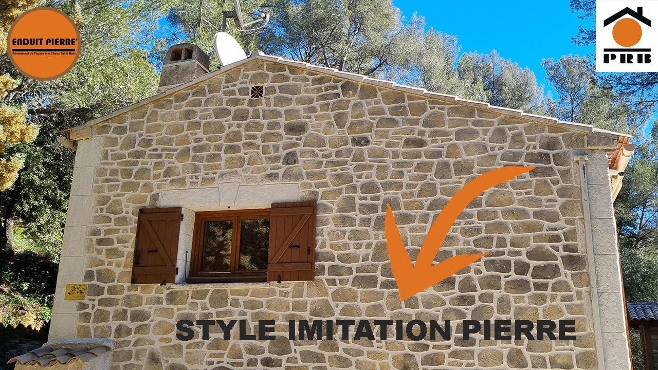 Comment faire un enduit pierre ? ( STYLE IMITATION PIERRE )