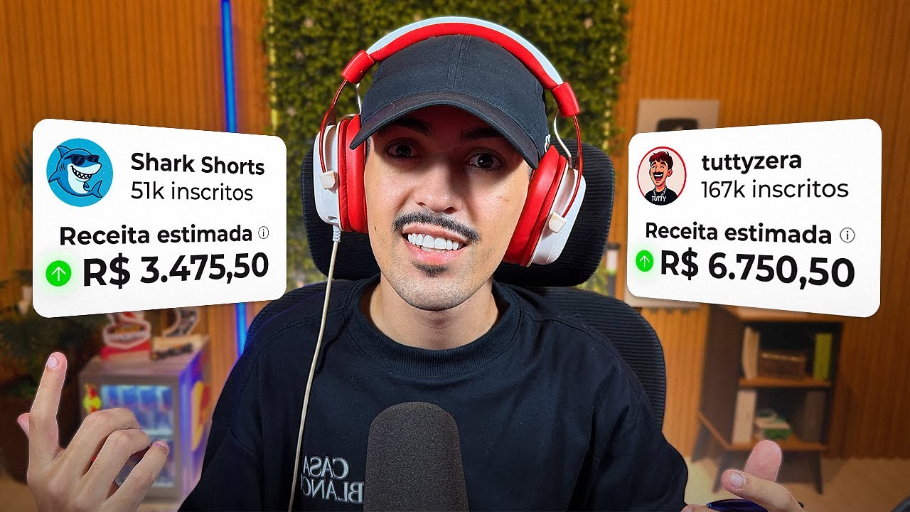 Esses são meus 2 canais mais lucrativos no YouTube... (+R$8.545,50/mês)