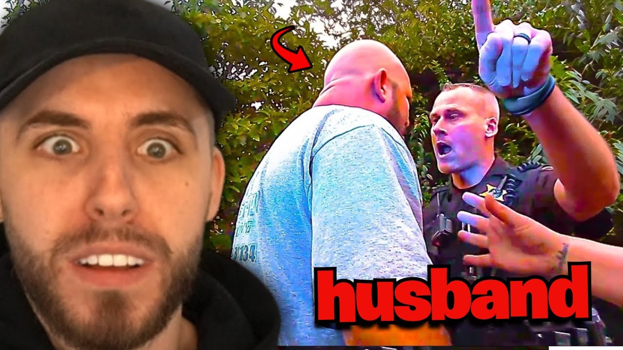 Husband Snaps After Police Arrest His Wife