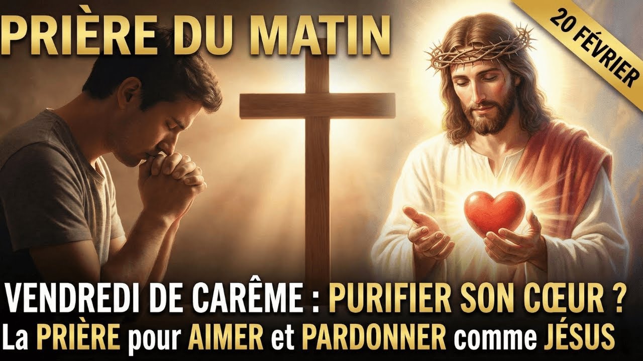 PRIÈRE DU 20 FÉVRIER : Purifiez Votre Cœur ! La Puissance du Pardon ! ✝️❤️ #amourdechrist