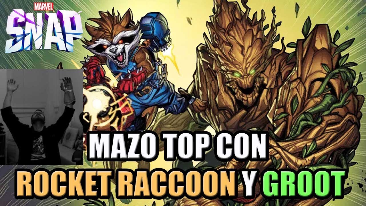 Mazo TOP con ROCKET RACCOON y GROOT ¡La Peor Apertura de Cofres! | MARVEL SNAP