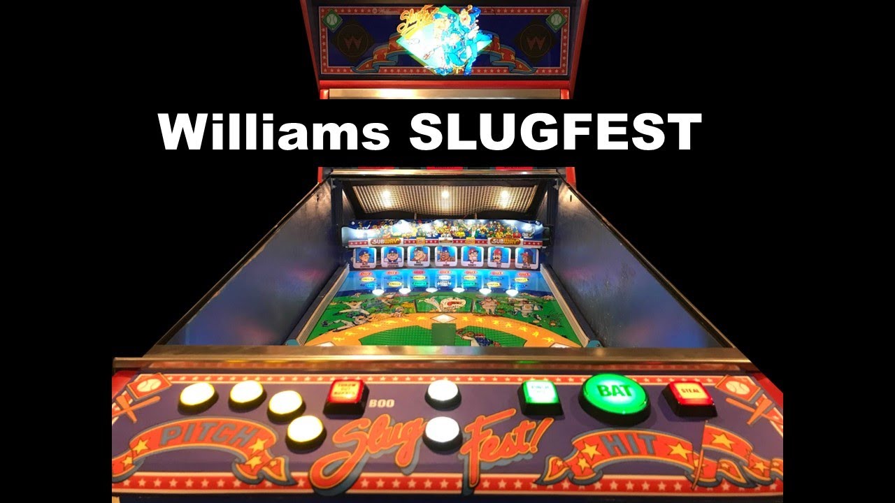 1991 Williams SlugFest: A Classic Pinball Experience!
