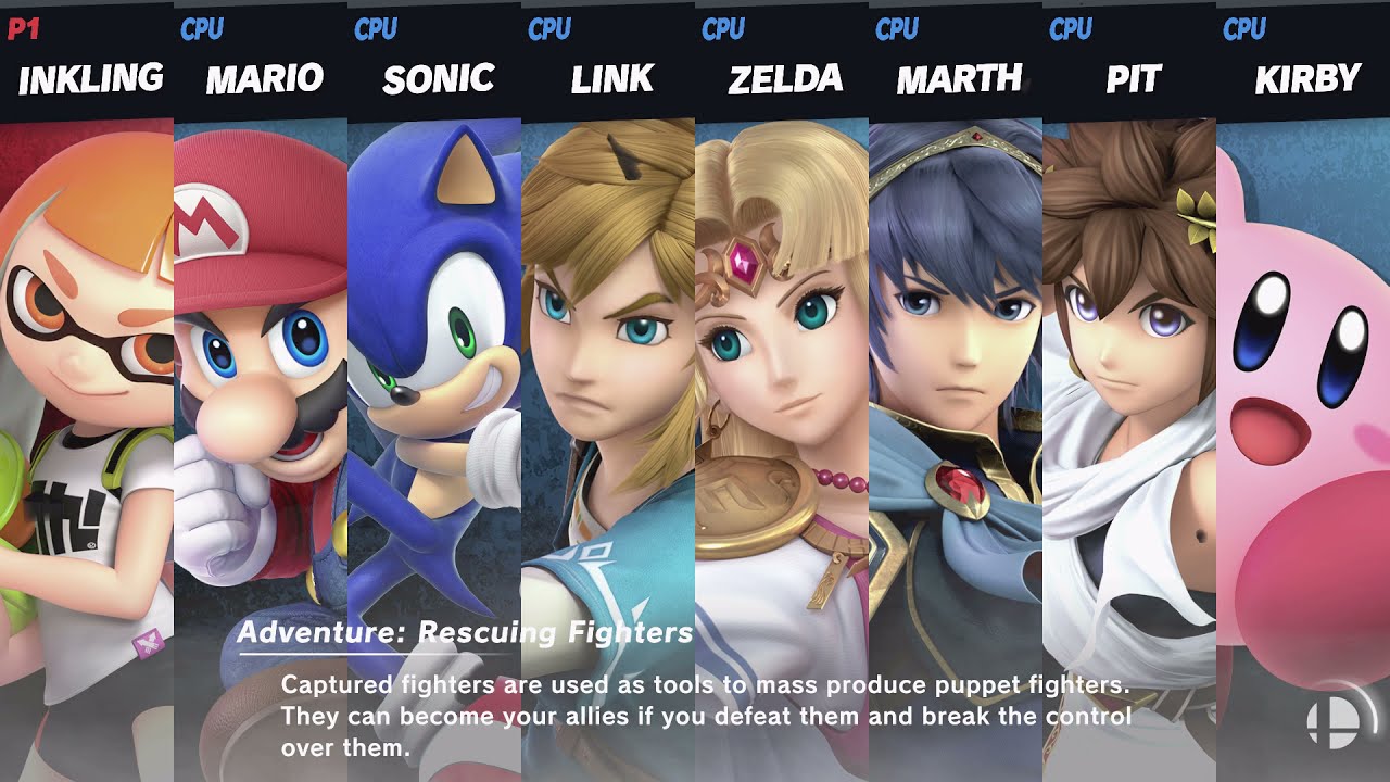 Super Smash Bros Ultimate Star & Screen KO: World of Light cutscene