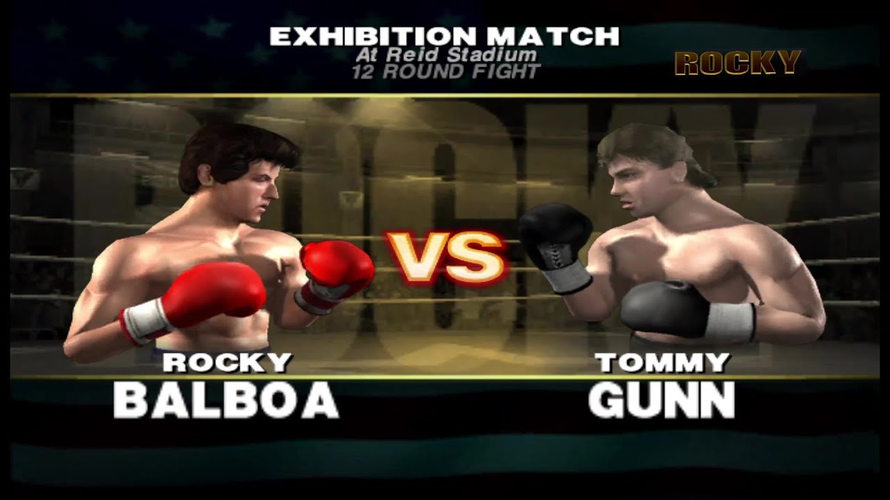 Rocky (GameCube) Rocky Balboa IV vs Tommy Gunn