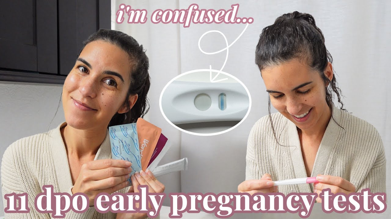 Taking Cheap Pregnancy Tests 11 DPO | Faint Line or Indent??