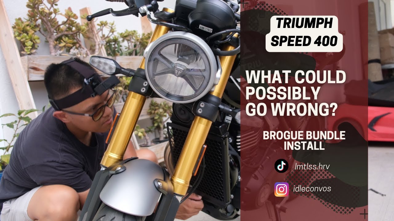 Установка комплекта Brogue на мой Speed ​​400 (что может пойти не так?)