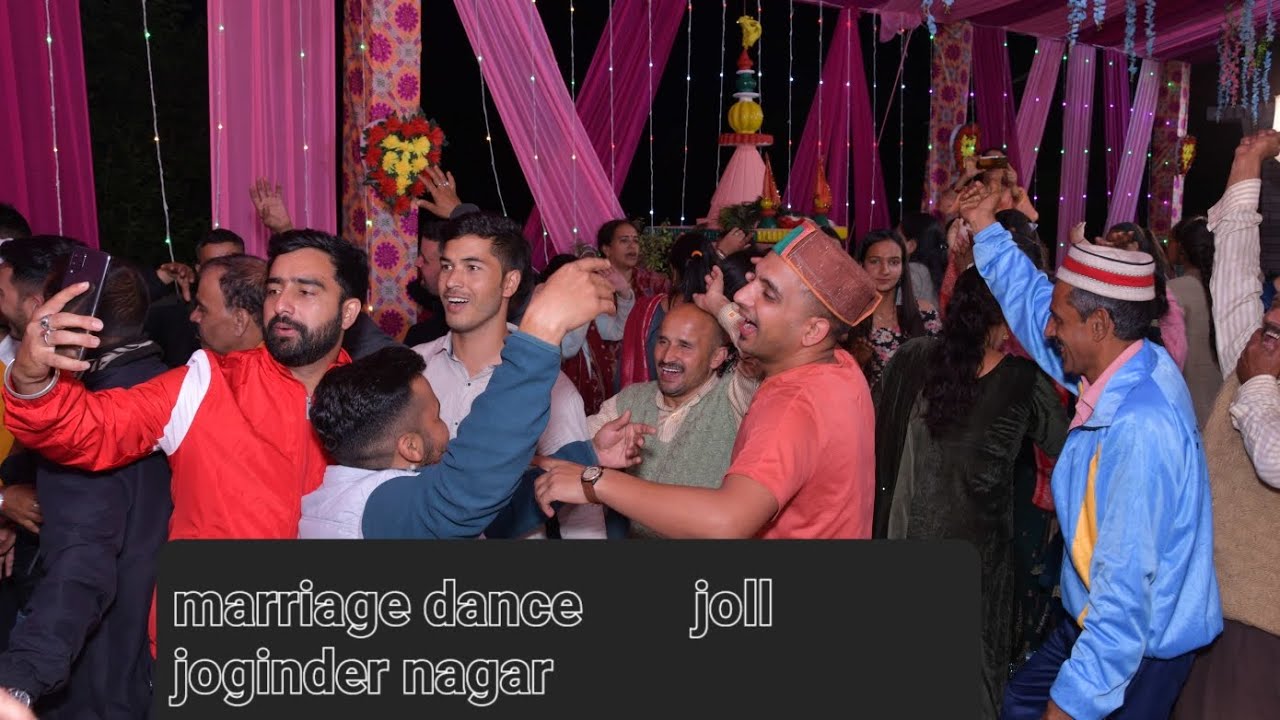 #Himachal marriage dance //joll//Joginder Nagar// Mandihimachalpradesh #जोगिंदर  नगर joll