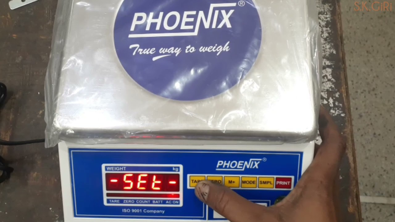 Calibration Process oF Phoenix 30Kg Tabletop Electronic Weighing Scale Calibration