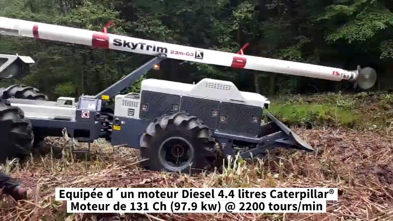 Livraison d'une élagueuse télescopique Kershaw SkyTrim 75 G3 dans les Vosges
