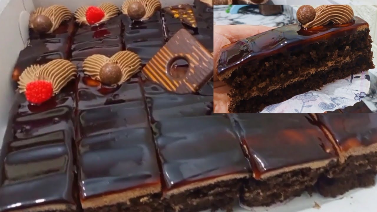 12 قطعه #جاتوه_شوكولاته من غير محسن ولا عجان ولا خلاط بالدقيق العادي  #لشغل_الاونلاين