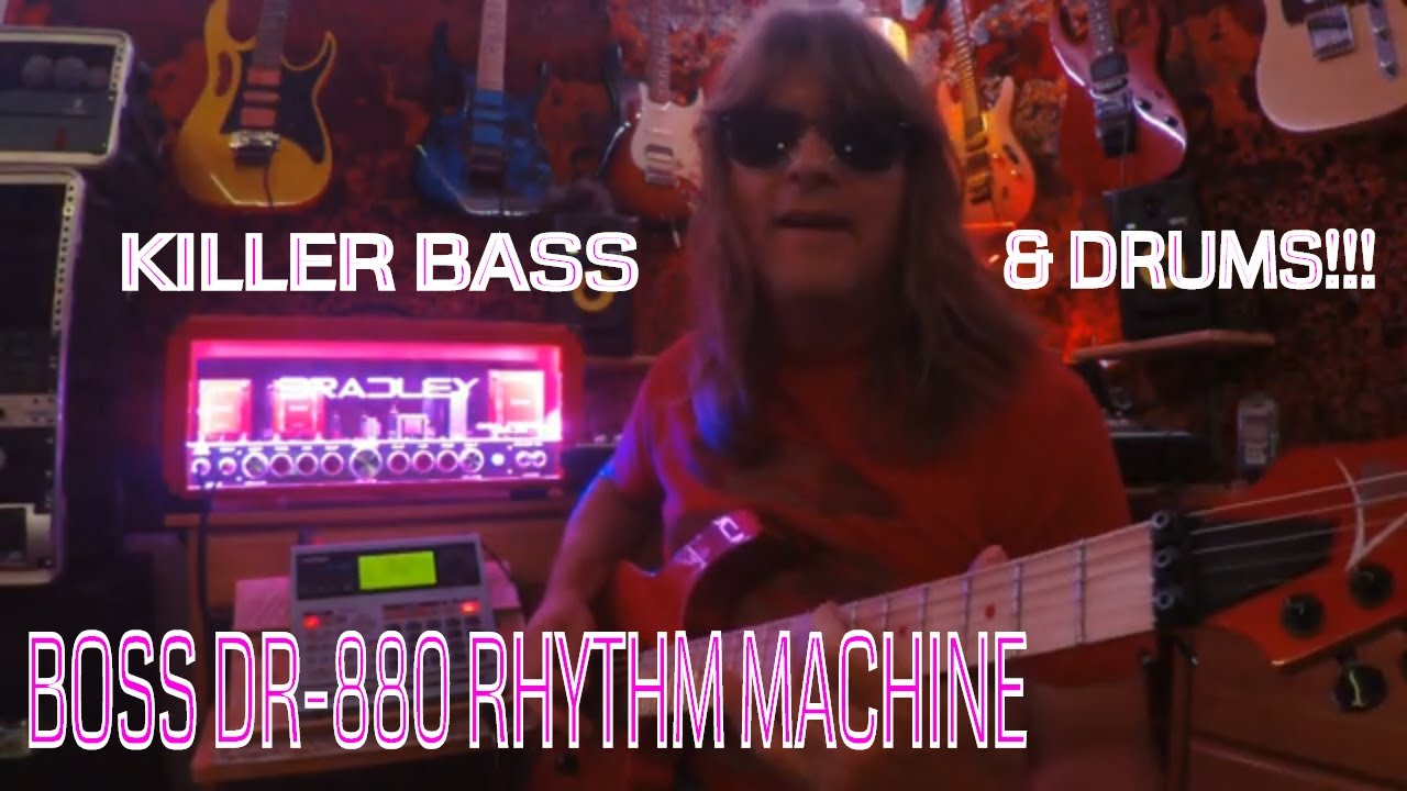 Boss DR-880  Killer Drums & Bass!!!  Part 2