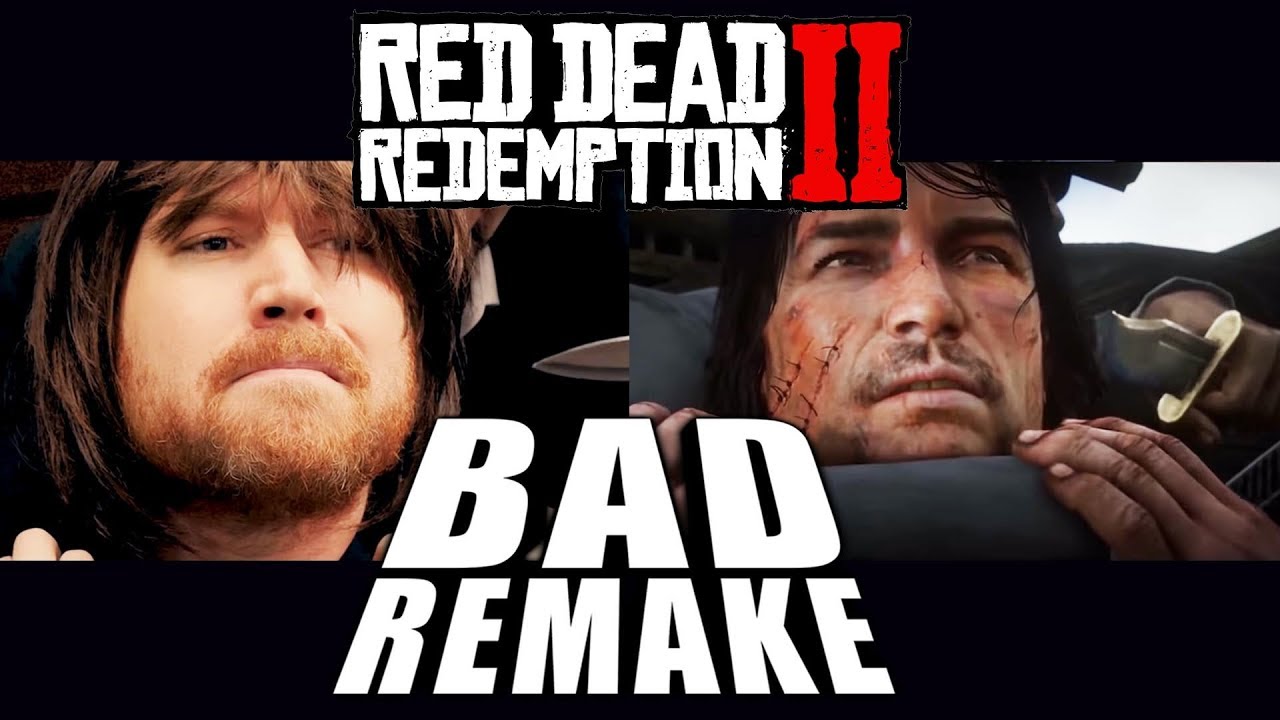 'BAD REMAKE' - Red Dead Redemption 2 Trailer (SIDE-BY-SIDE Comparison)