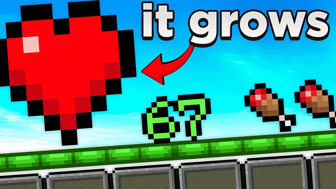 Minecraft, But My Heart Keeps Growing...