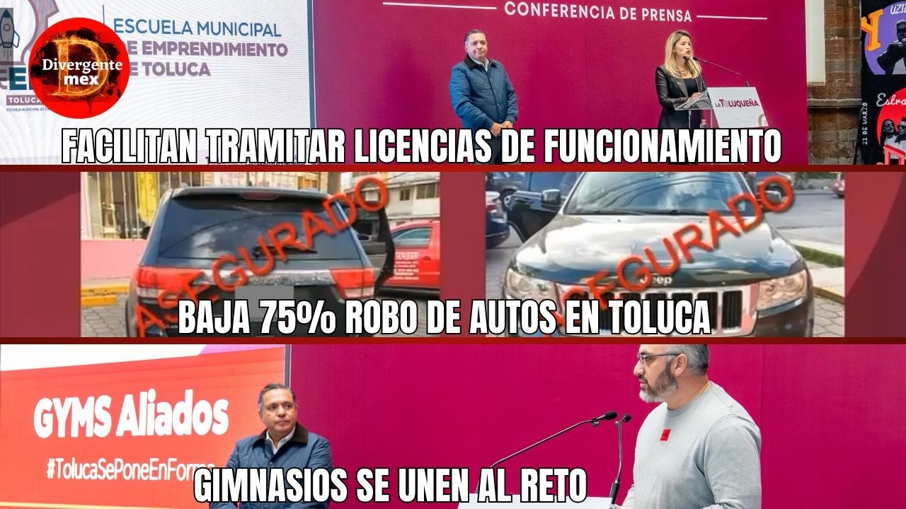Bajan delitos en Toluca📣 homi doloso 75% menos Robo de autos 52% menos; Xtorsión 84% menos etc