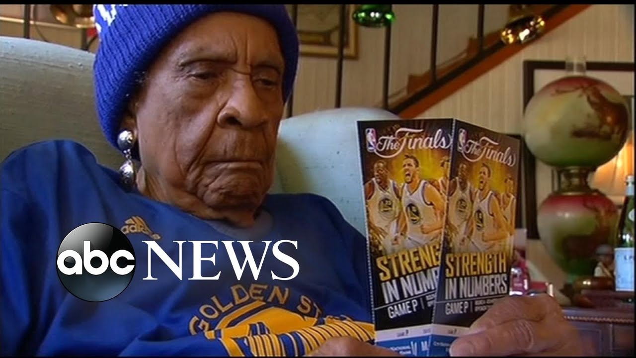 106-Year-Old Golden State Warriors Fan