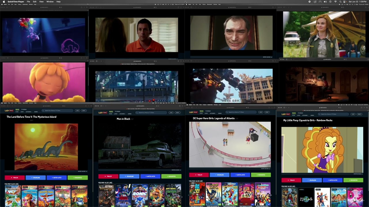 All 12 Movies Playing At The Same Time Vol  9 (FIXED)