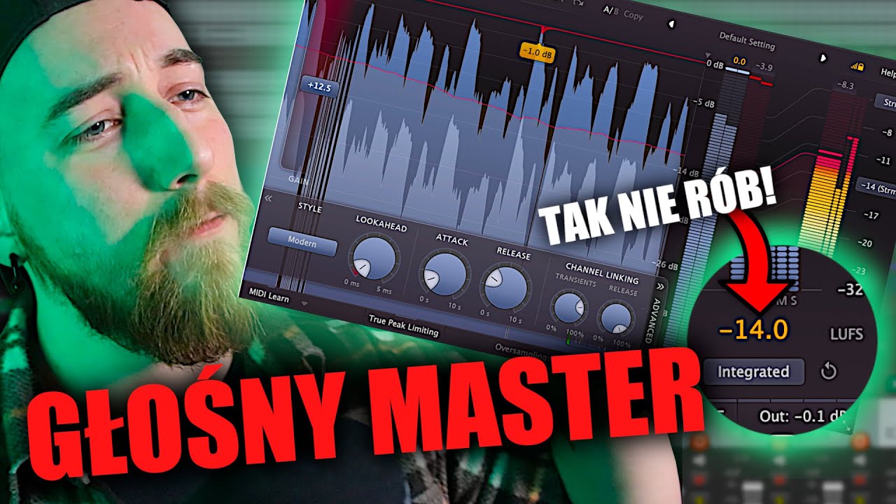 JAK ZROBIĆ GŁOŚNY MASTERING? *-14 LUFS TO KŁAMSTWO*