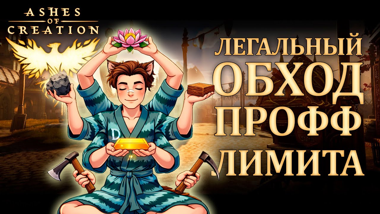 Единственный способ передавать вещи и качать профы в Ashes of Creation