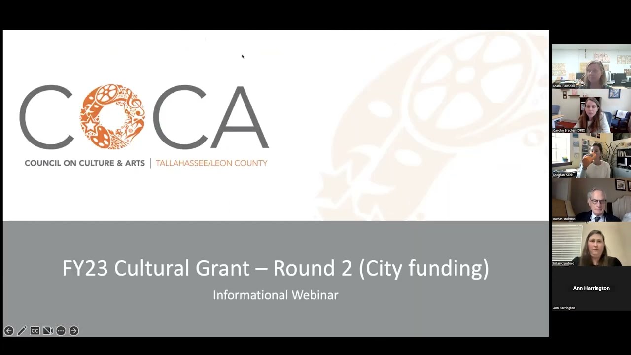 Council on Culture & Arts (COCA) Presentation