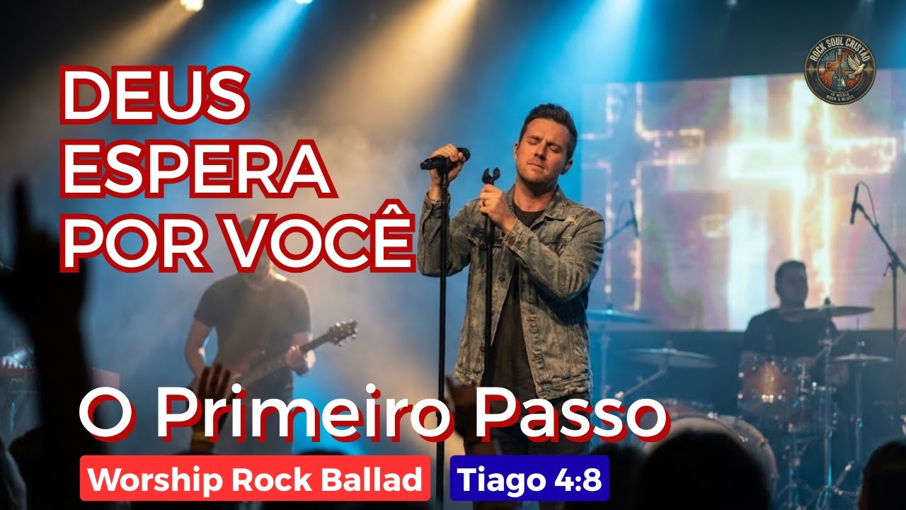 O Primeiro Passo (Tiago 4:8) - Worship Rock | Música Gospel  | Deus espera por Você