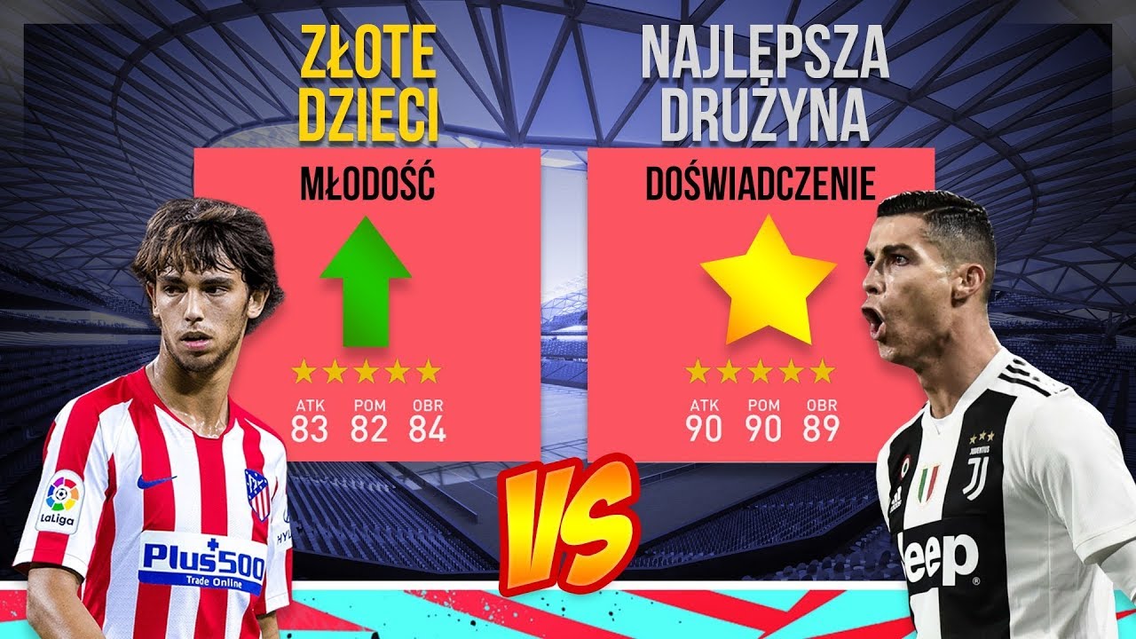 👶🔥 ZŁOTE DZIECI vs ⭐NAJLEPSZA DRUŻYNA | FIFA 20 EKSPERYMENT