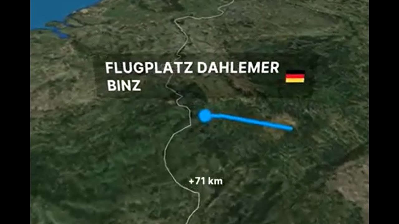 VFR Flight vlog - West Germany Tour - Koblenz to Dahlermer Binz in a Diamond DA40 with ATC leg 3/5