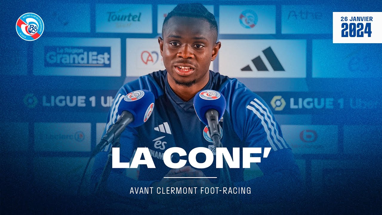 Clermont Foot 63-Racing (J19 Ligue 1 23/24) : la conf' d'avant-match I REPLAY
