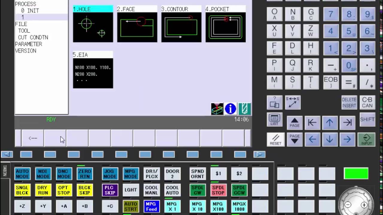 Mitsubishi Electric - Navi Mill Conversational Programming for M7 Series CNC.