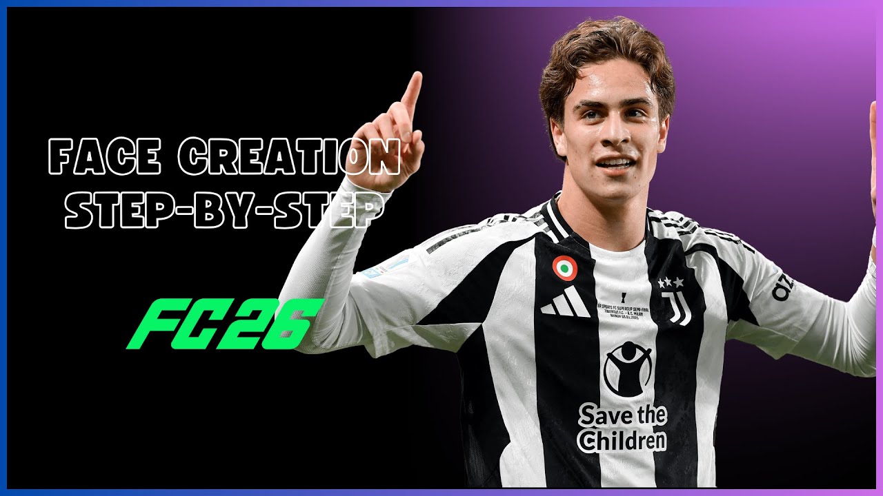 How to create KENAN YILDIZ in EA FC 26 - TUTORIAL Face Creation