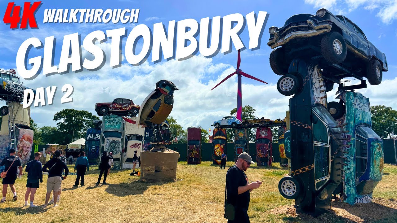 Glastonbury Festival Full Walkthrough | Meeting Joe Wicks - Day 2