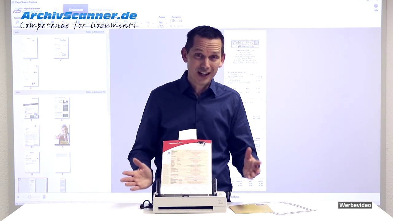 Der beste Scanner fürs Büro? Unterschiedliches Papier und Umschläge scannen mit dem Fujitsu fi-800R